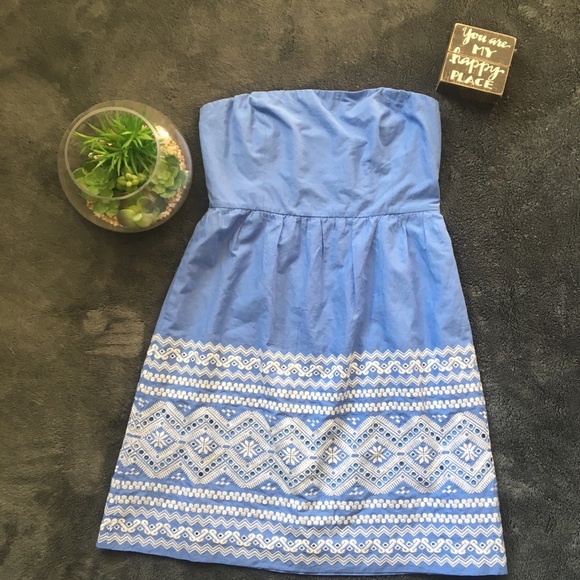 J. Crew Factory Dresses & Skirts - NEW J.Crew Embroidered Strapless Dress